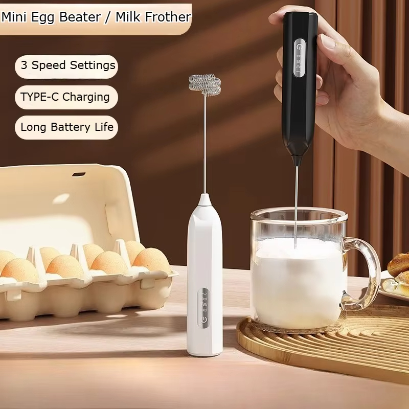 Portable Blender Usb Rechargeable - Mousseur à lait électrique portatif, rechargeable